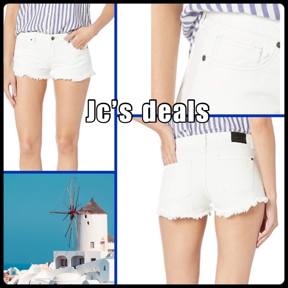 ⚓️ RVCa hello mellow white denim shorts ⚓️